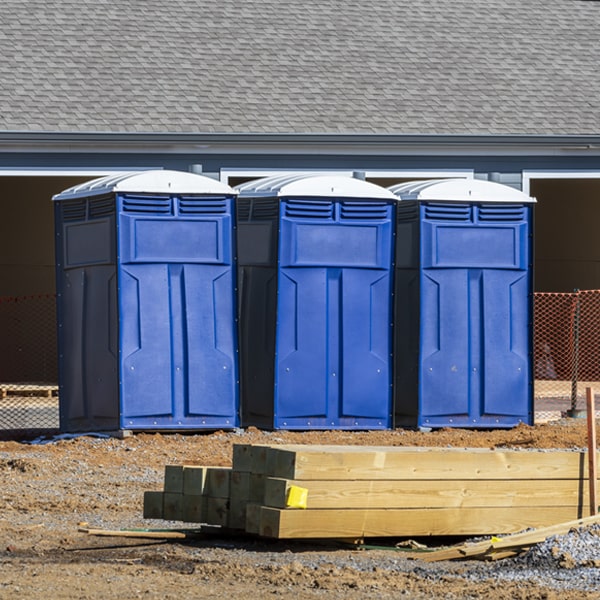 what is the cost difference between standard and deluxe porta potty rentals in Pike OH